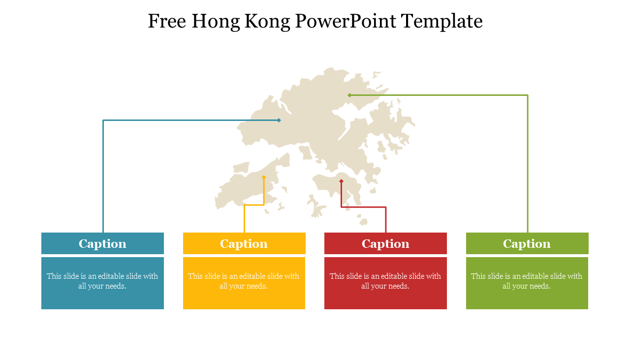 Best Free Hong Kong PowerPoint Template presentation